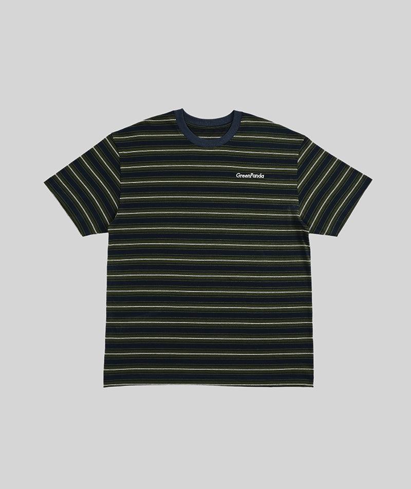 Striped Cotton Jersey T-Shirt - Greenpanda