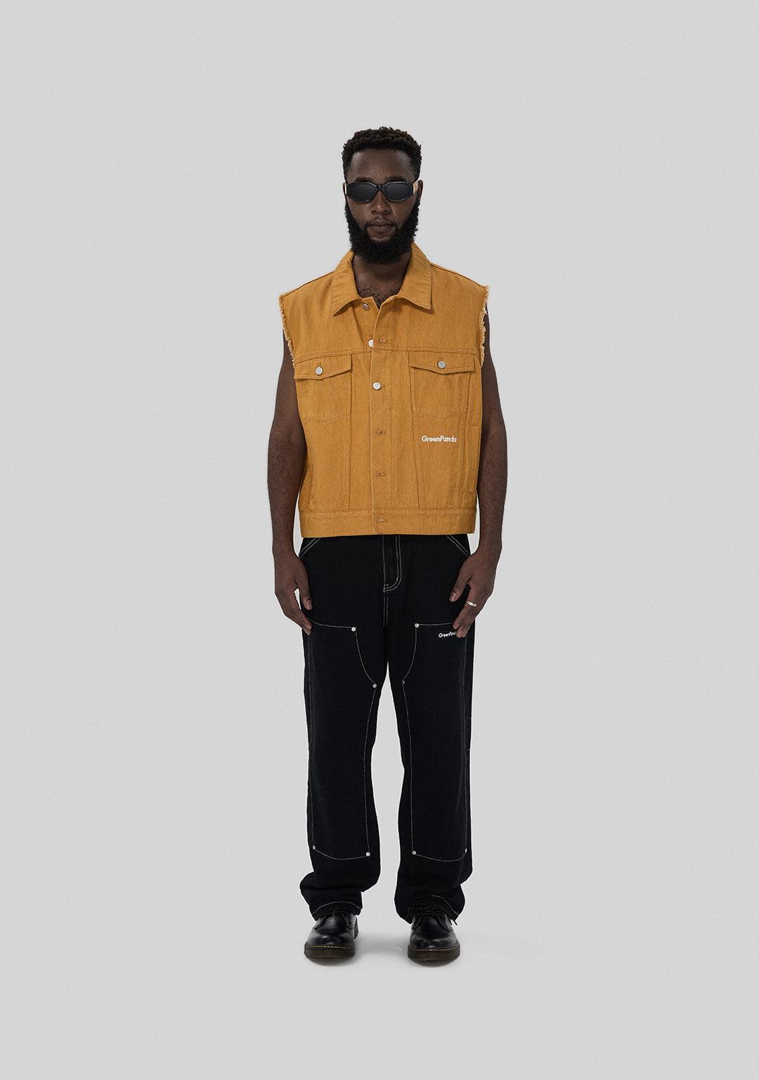 GreenPanda Denim Vest Jacket - Greenpanda
