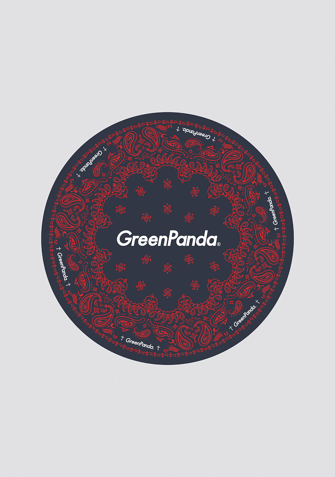 GreenPanda Dancing Mat-Red（Round）