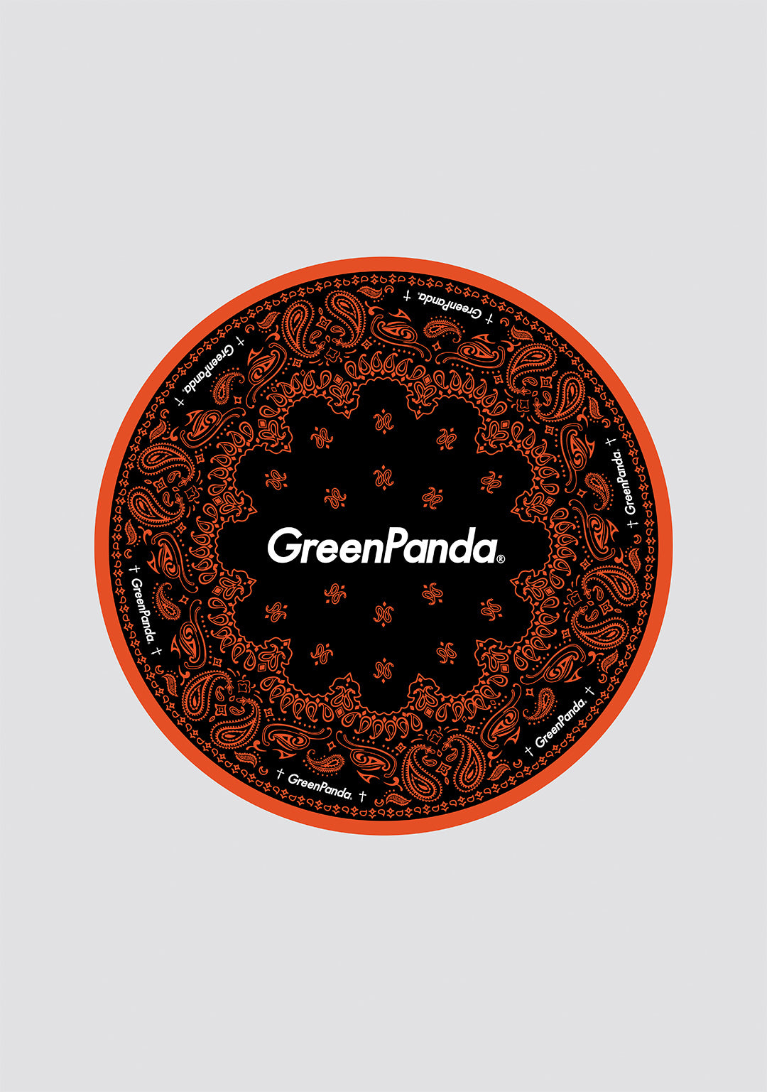 GreenPanda Dancing Mat-Orange（Round）