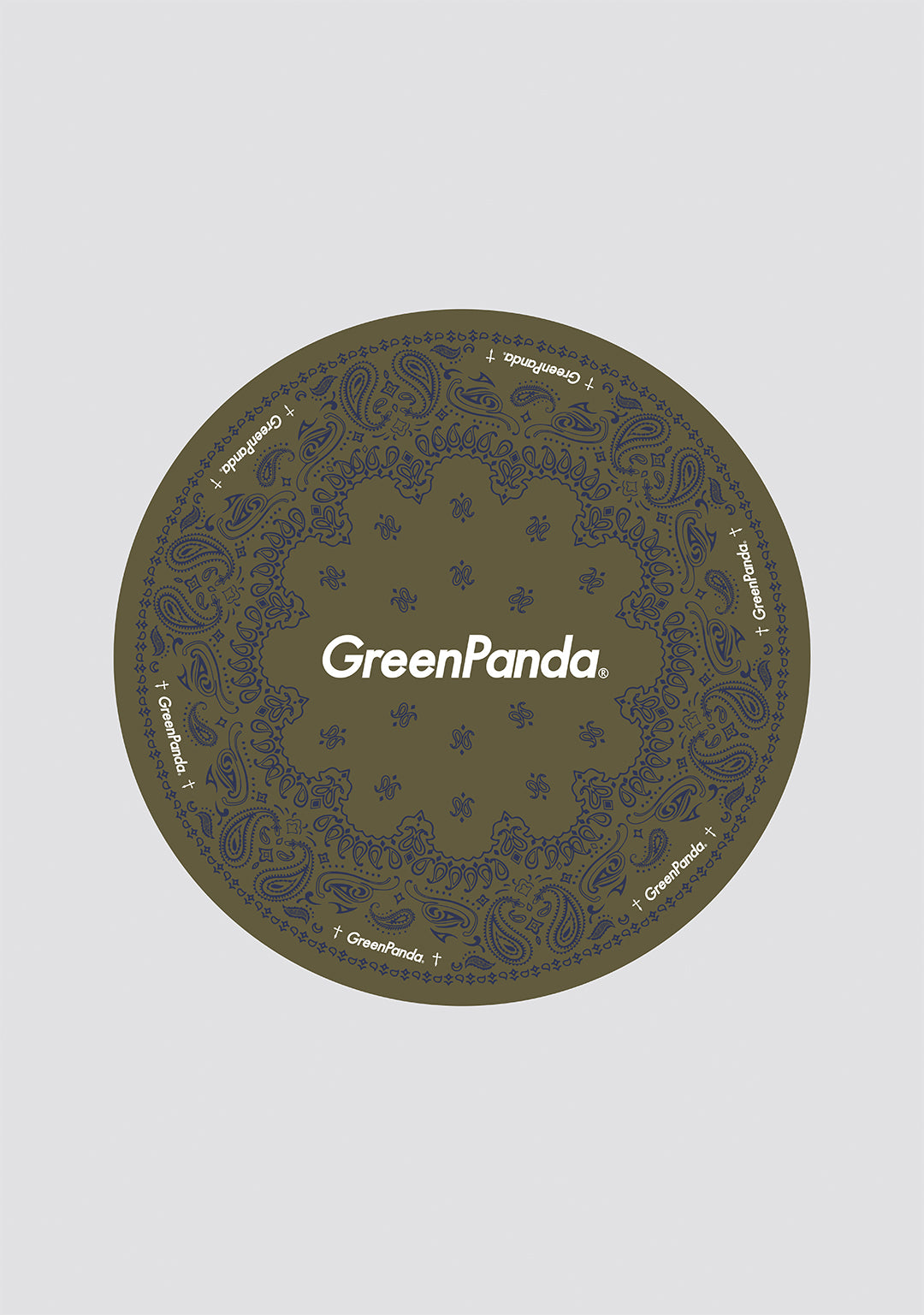 GreenPanda Dancing Mat-Lime Green（Round）