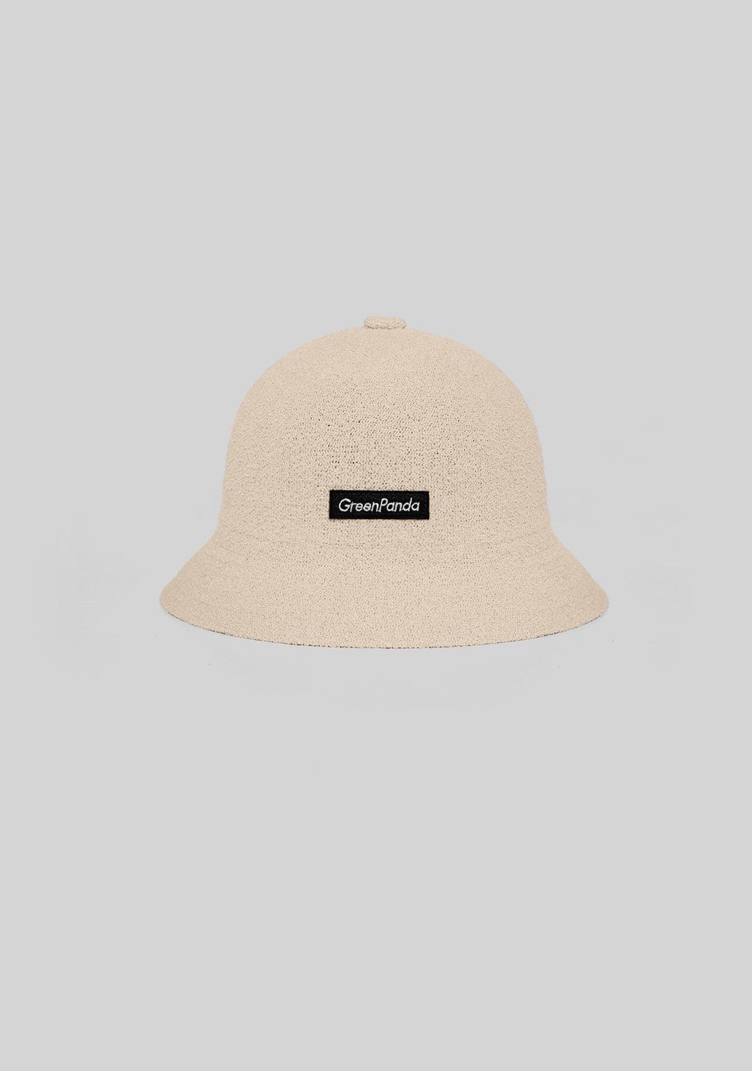GreenPanda Round-top Bucket Hat Beige