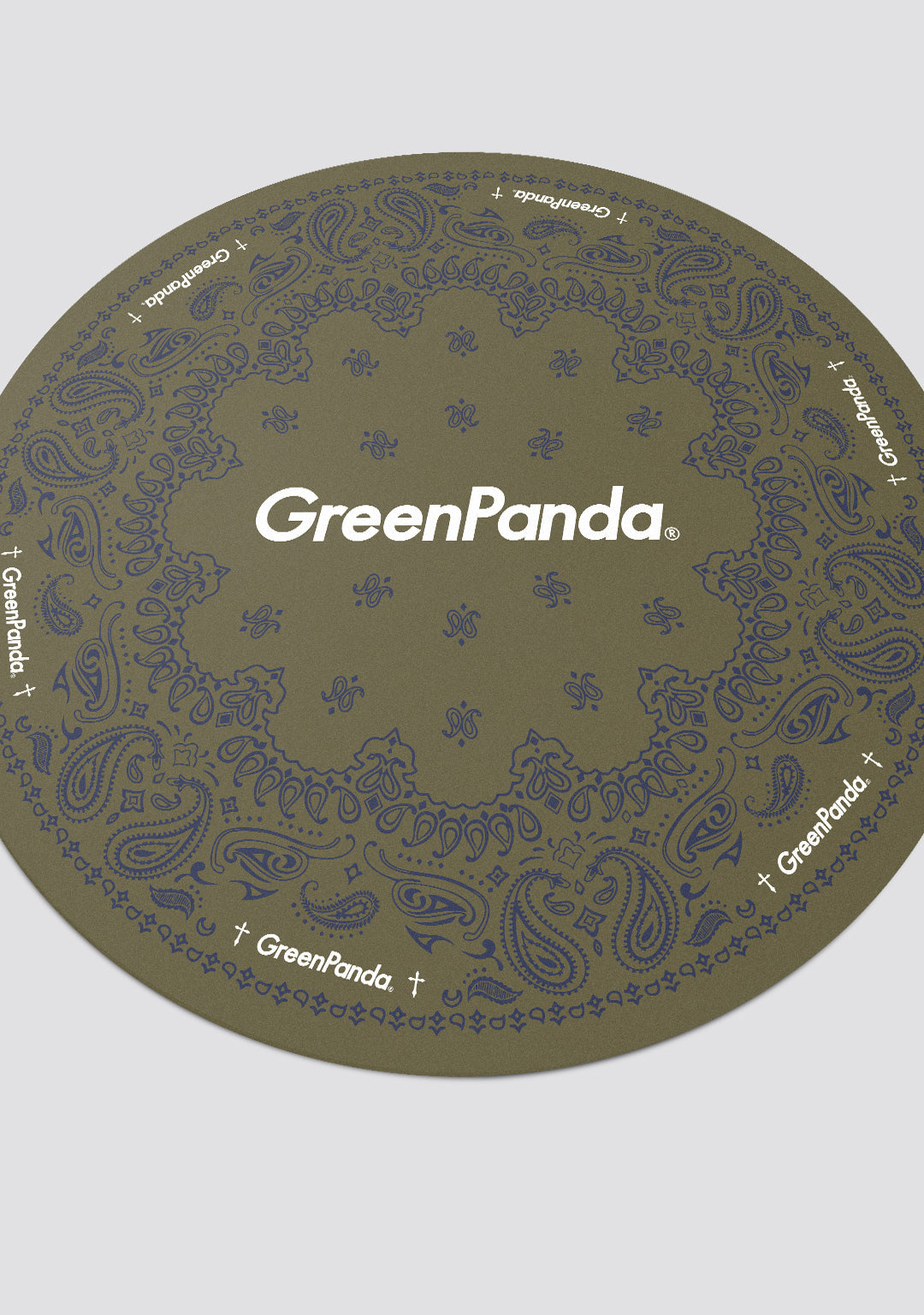 GreenPanda Dancing Mat-Lime Green（Round）