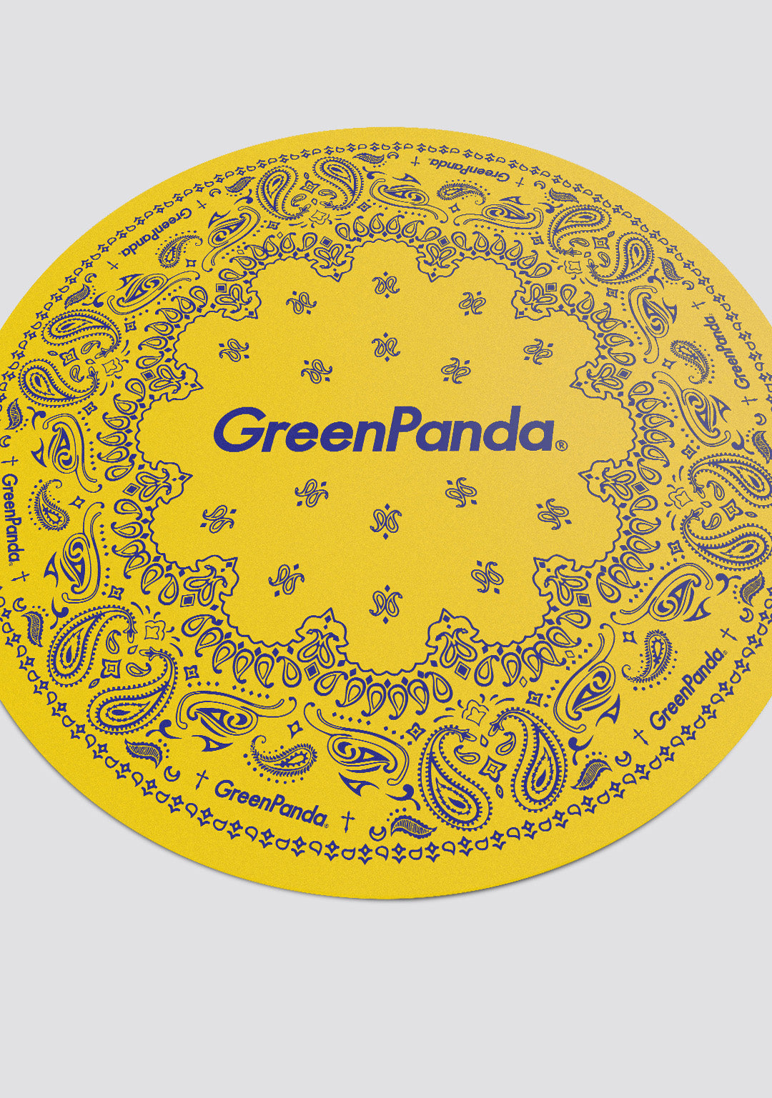 GreenPanda Dancing Mat-Yellow（Round）