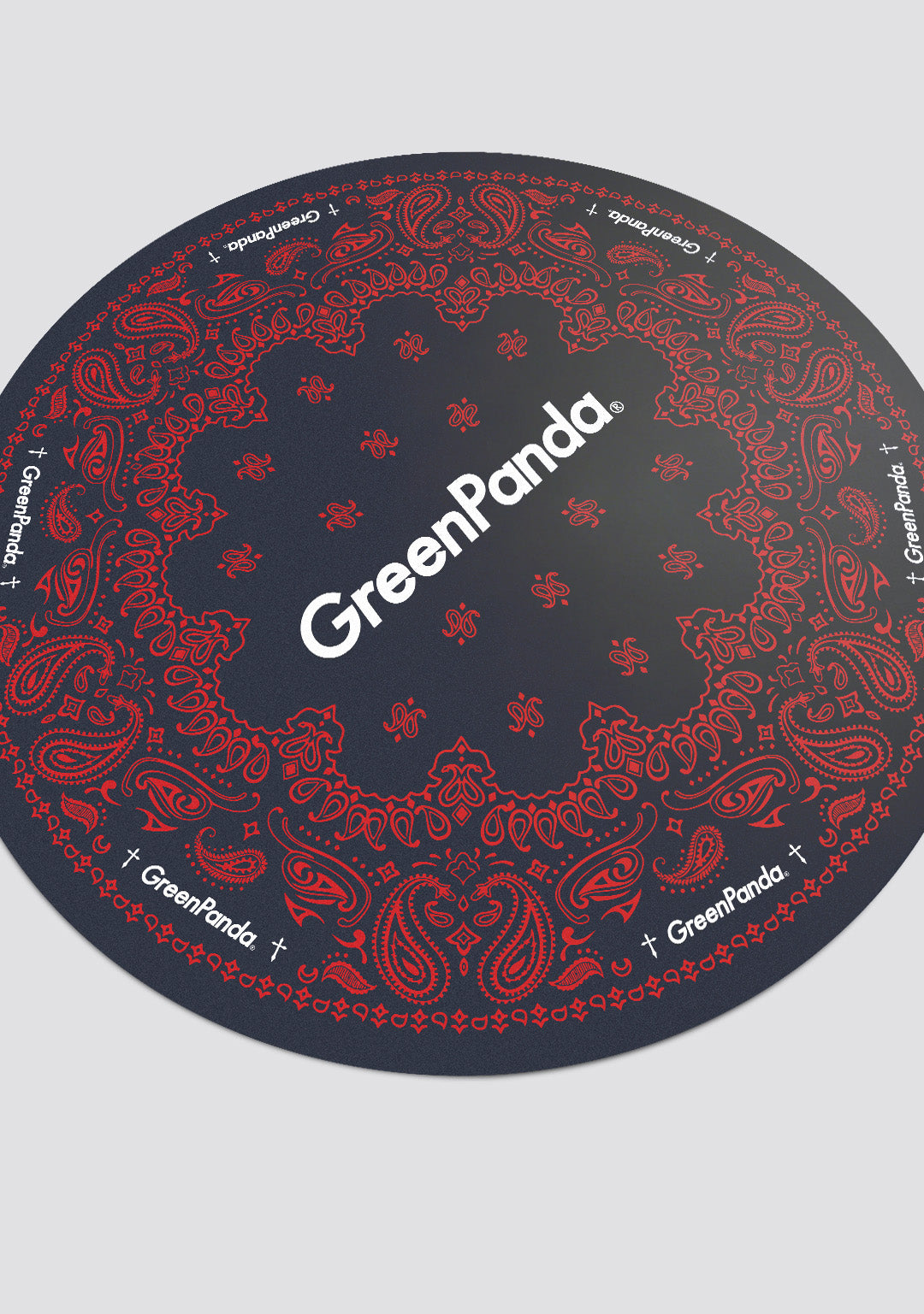 GreenPanda Dancing Mat-Red（Round）