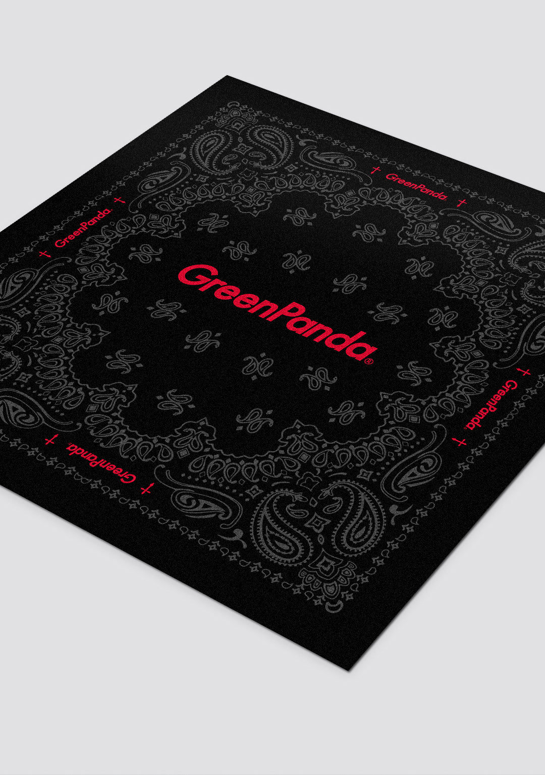 GreenPanda Dancing Mat-Black & Red