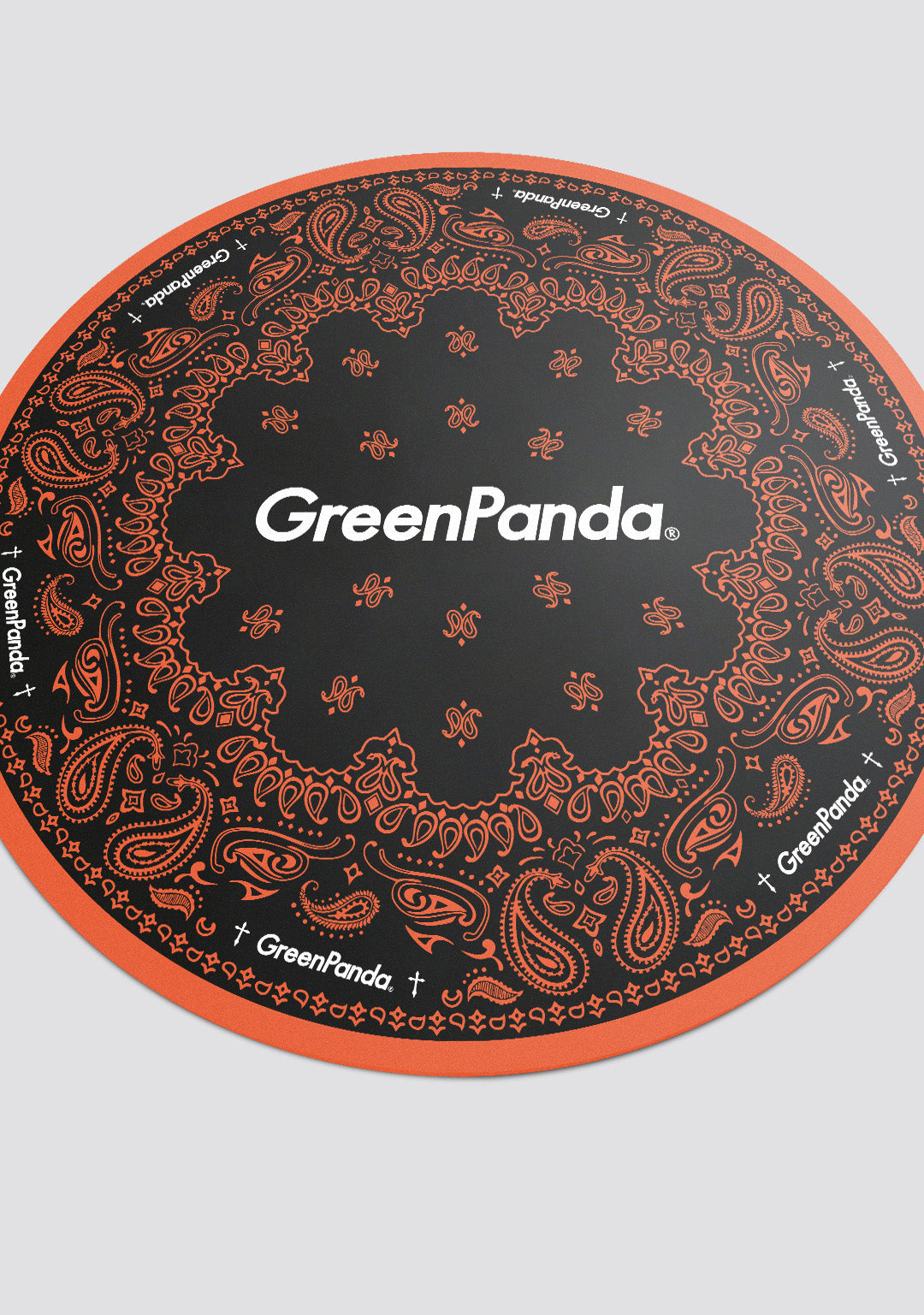 GreenPanda Dancing Mat-Orange（Round）