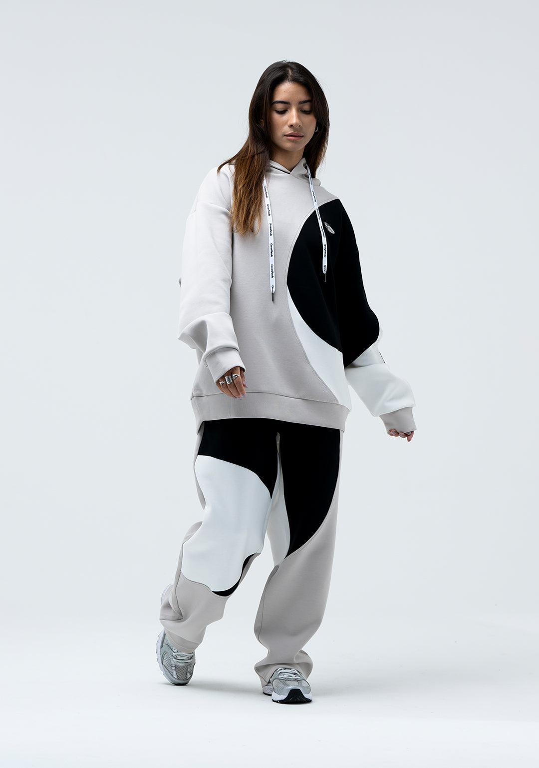 Tai Chi Block Hoodie - Greenpanda