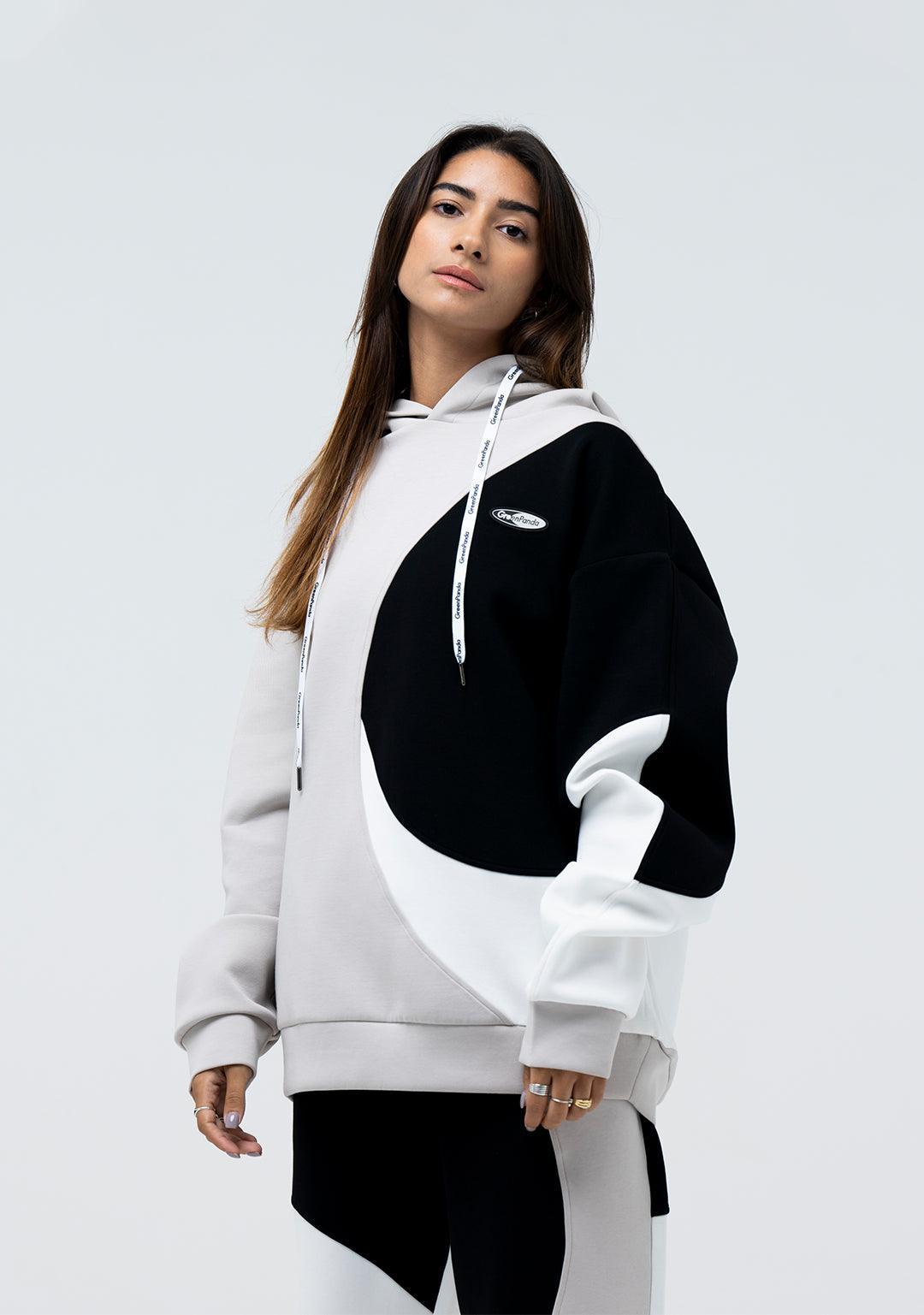 Tai Chi Block Hoodie - Greenpanda