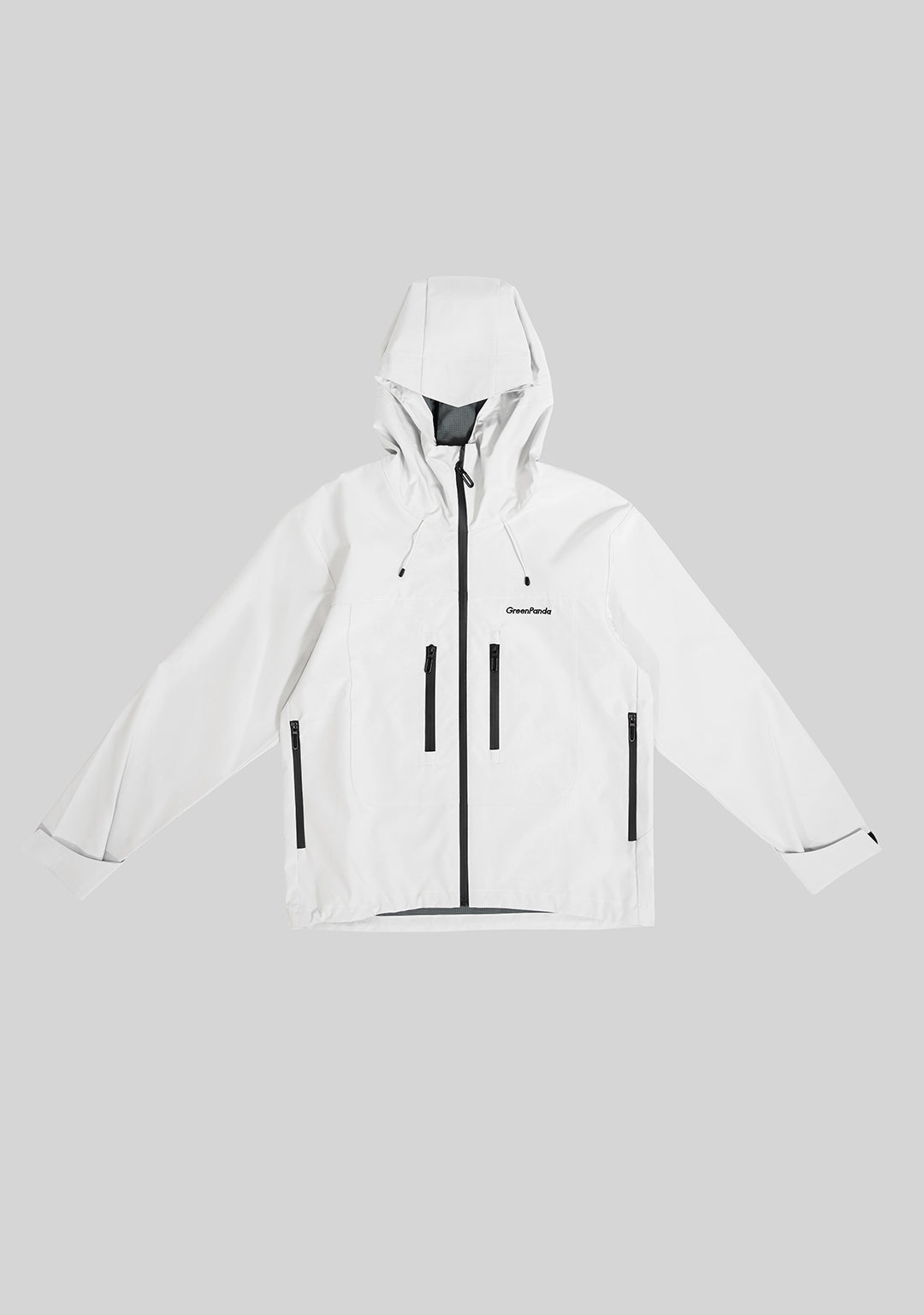 GreenPanda Outdoor Windproof Mountain Hardshell Jacket-White