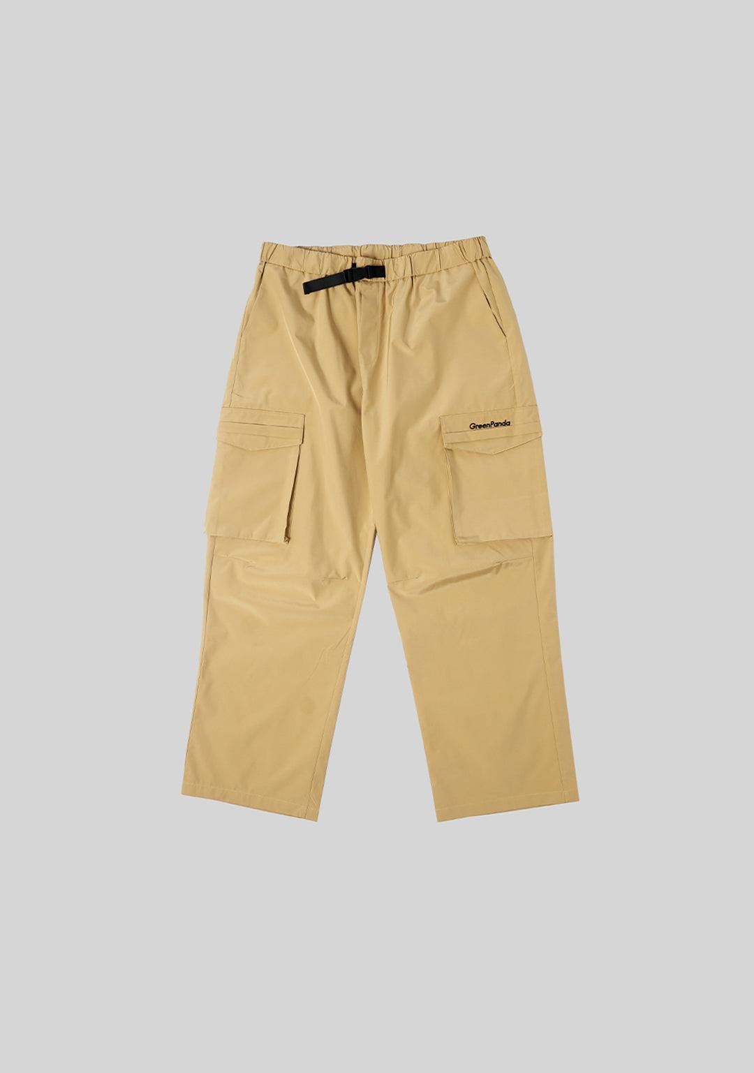Outdoor Windproof Mountaineering Hardshell Pants-Wheat Yellow - Greenpanda