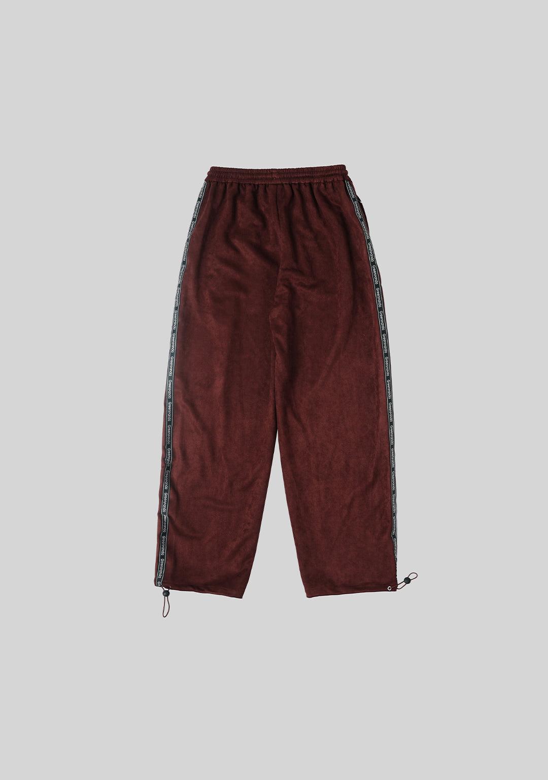 Vintage Casual Webbing Sportwear Sets - Reddish Brown - Greenpanda