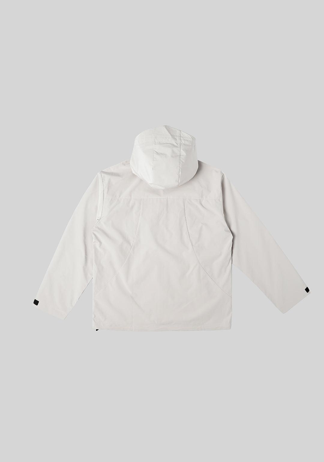Outdoor Windproof Mountaineering Hard Shell Punching Jacket - Beige Gray - Greenpanda