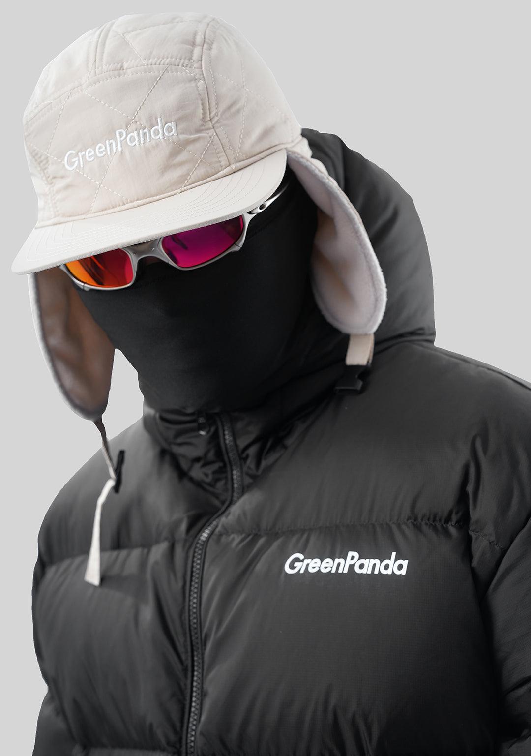 Basic Hooded Down Jacket - Black - Greenpanda
