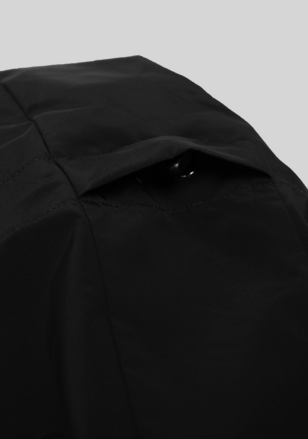 Outdoor Windproof Mountaineering Hard Shell Punching Jacket-Black - Greenpanda