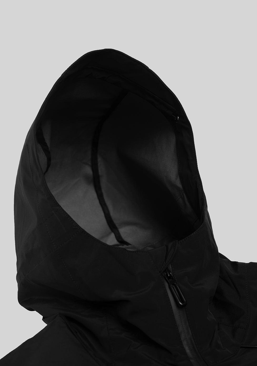 Outdoor Windproof Mountaineering Hard Shell Punching Jacket-Black - Greenpanda