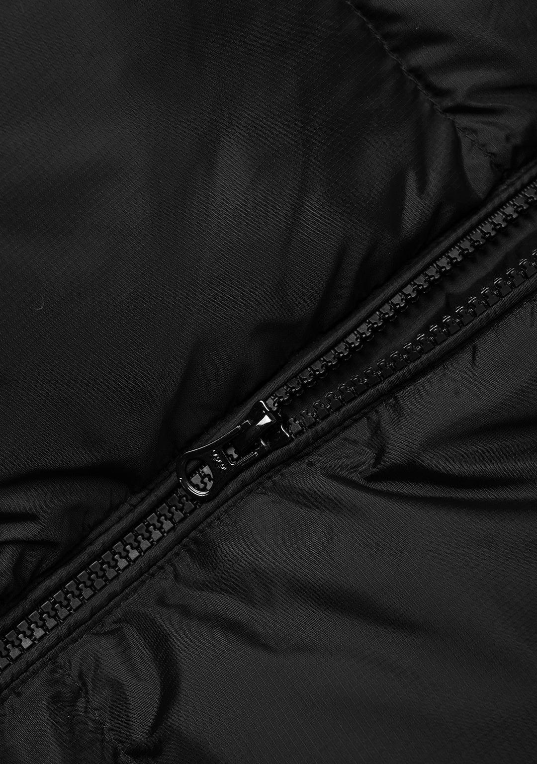 Basic Hooded Down Jacket - Black - Greenpanda