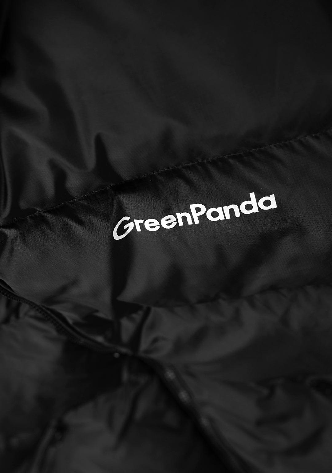 Basic Hooded Down Jacket - Black - Greenpanda