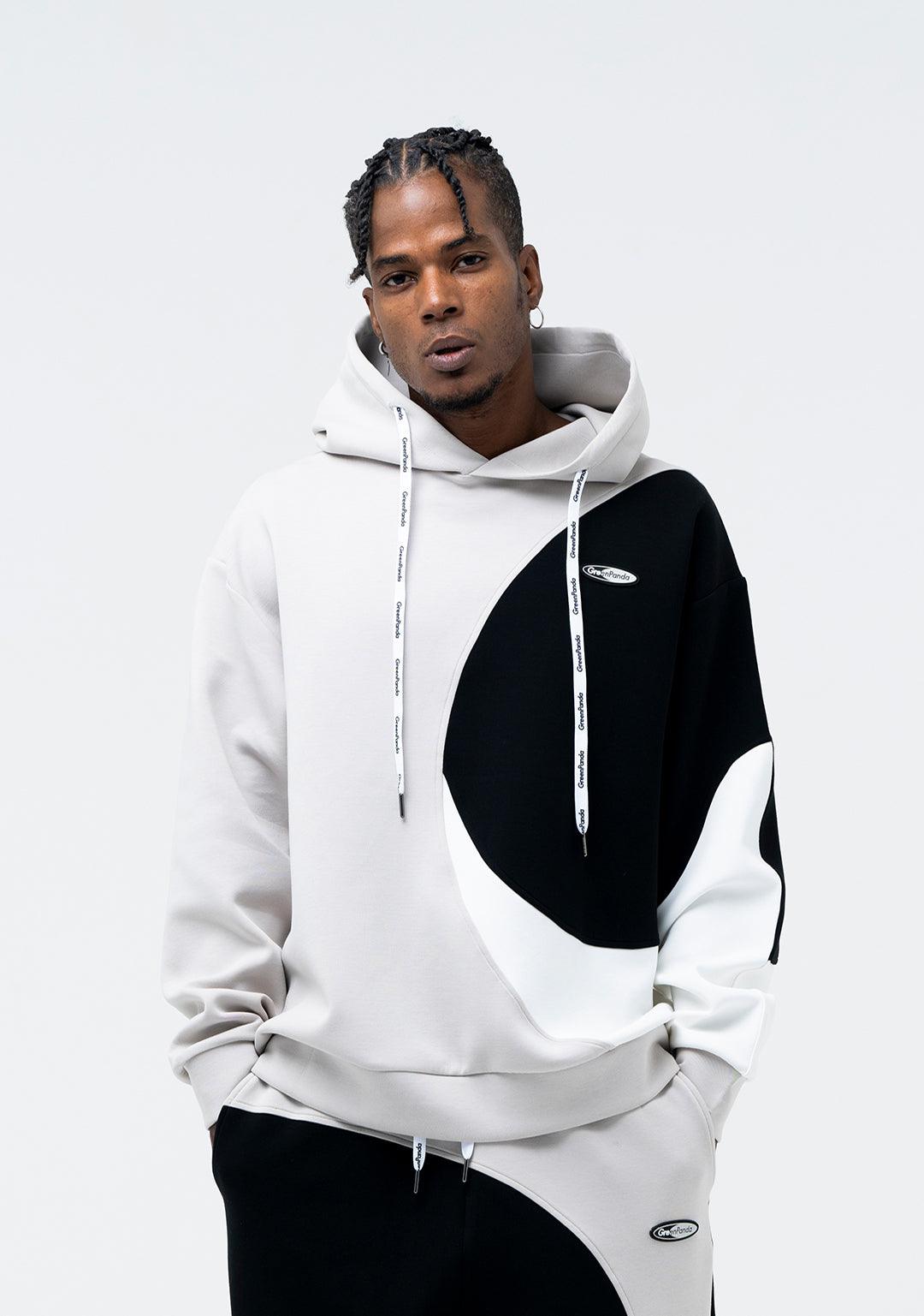 Tai Chi Block Hoodie - Greenpanda