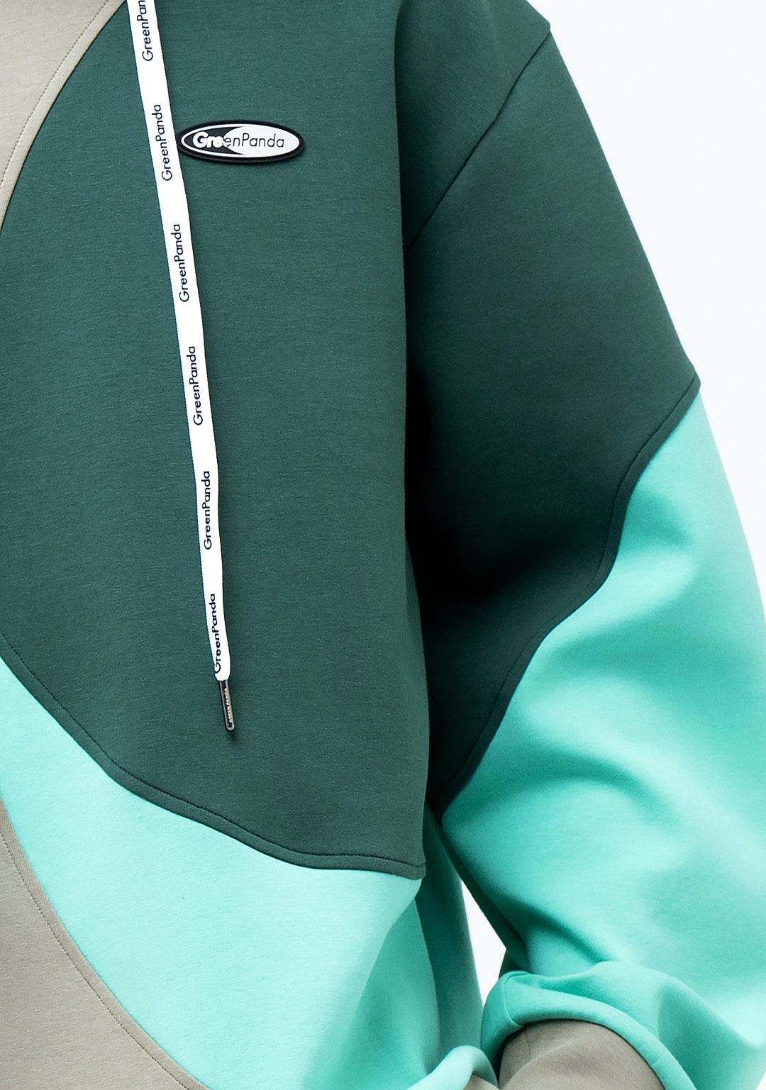 Tai Chi Block Hoodie - Greenpanda