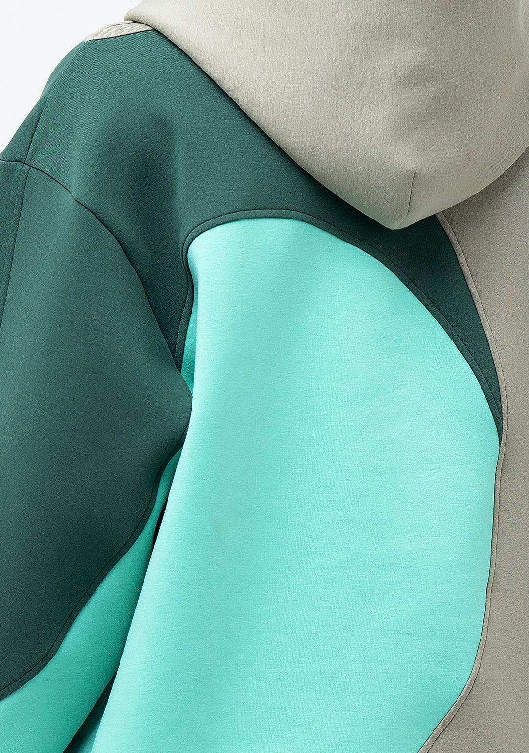Tai Chi Block Hoodie - Greenpanda